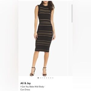 Ali & Jay I Got You Babe Midi Body-con Dress